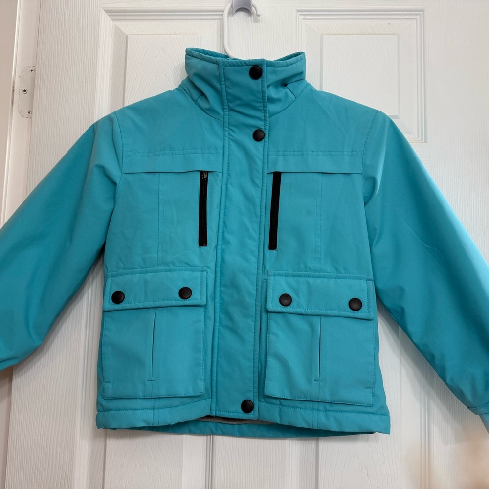 Pursky Aqua Kids Jacket Coat and snow pants set. Sz kids 4/5.